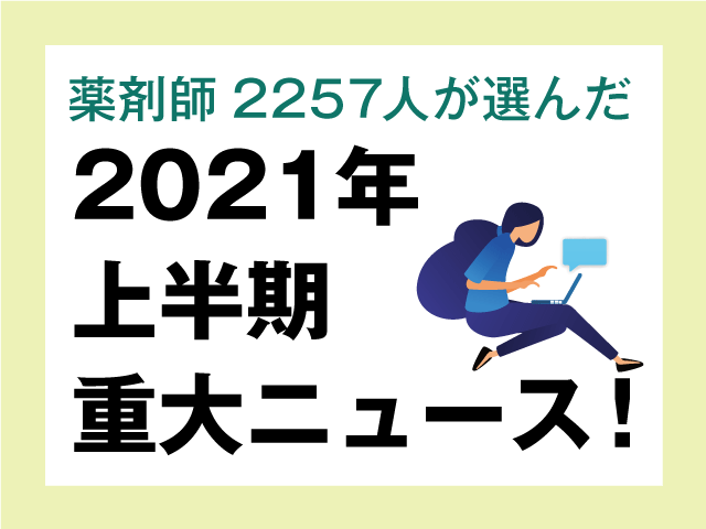 薬剤師2257人が選んだ2021年上半期重大ニュース!の画像